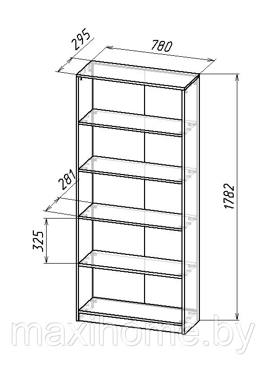 Стеллаж "Сити-3" - фото 4 - id-p177844747