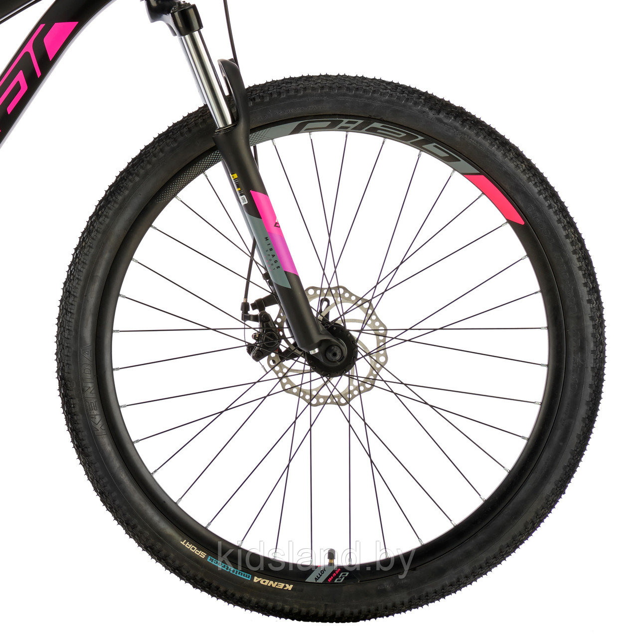 Велосипед Polar Mirage Sport Lady 27.5" (черно-розовый) - фото 4 - id-p177844918