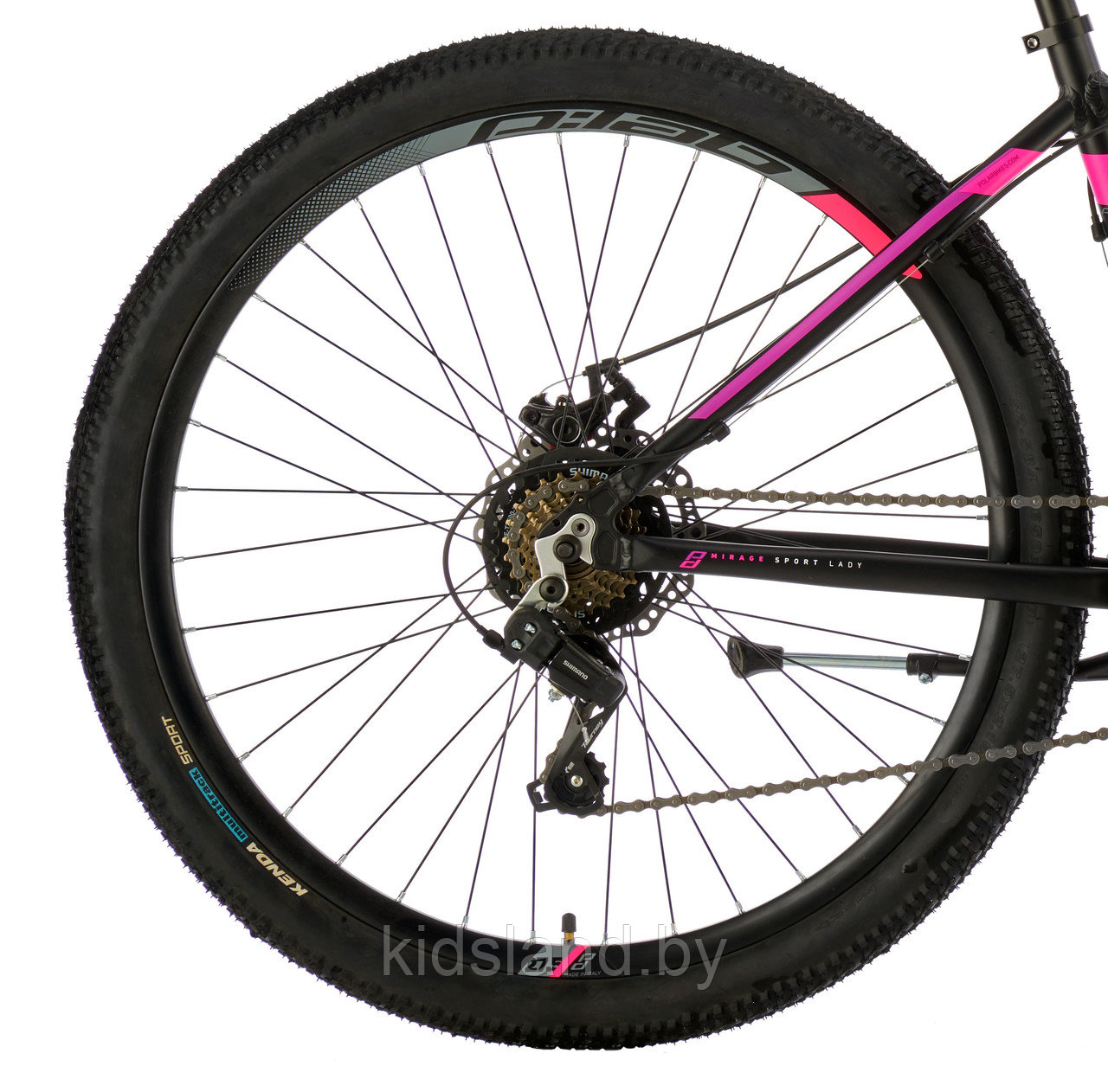 Велосипед Polar Mirage Sport Lady 27.5" (черно-розовый) - фото 6 - id-p177844918
