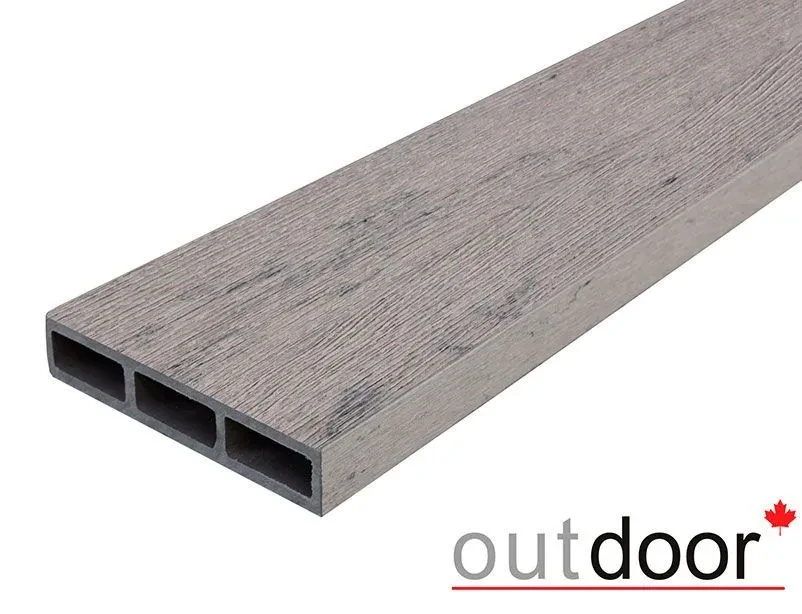 Доска заборная ДПК Outdoor 115*22*4000 мм. STORM GREY серая микс