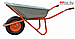 Тачка садовая строительная одноколесная грузовая Вихрь Т90-1 тележка для стройки дачи, фото 4