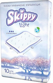 Впитывающие пеленки Skippy Light, 60x90 см, 10 шт.