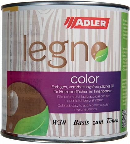 Цветное масло для обработки хвойных и лиственных пород древесины Legno-Color (0,75л) (Adler, Австрия) - фото 1 - id-p177846736