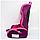 Автомобильное кресло КРОШКА Я детское удерживающее устройство 5440004 автокресло розовое для девочки, фото 4