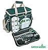 Дорожный набор для пикника в чемодане GREEN GLADE 3134 туристический пикниковый походный подарочный в сумке