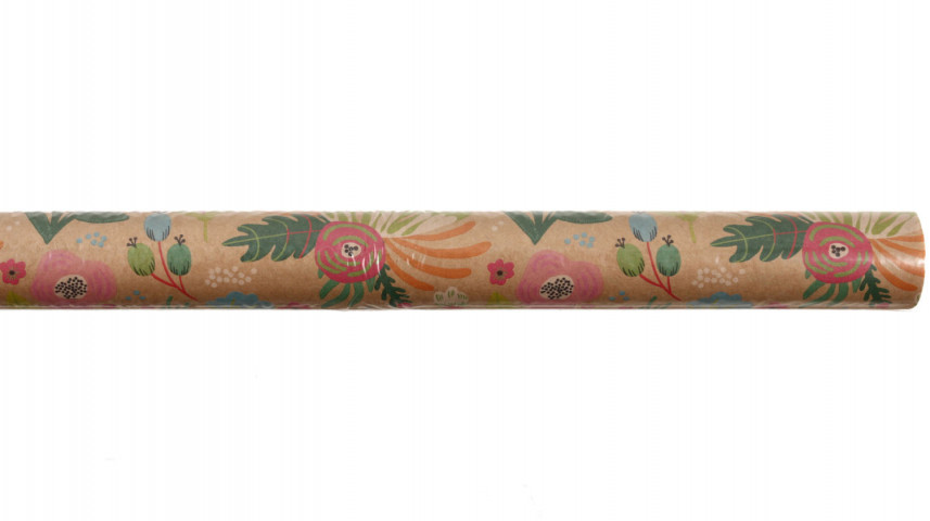 Бумага упаковочная крафт Meshu 70*100 см, Bright colors