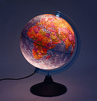 Глобус интерактивный «День и ночь» с политической картой и звездного неба Globen диаметр 250 мм, 1:50 млн
