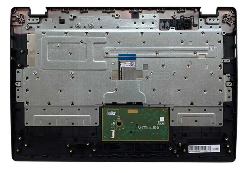 Верхняя часть корпуса (Palmrest) Lenovo Ideapad 100s-14 с клавиатурой и тачпадом - фото 2 - id-p177850419