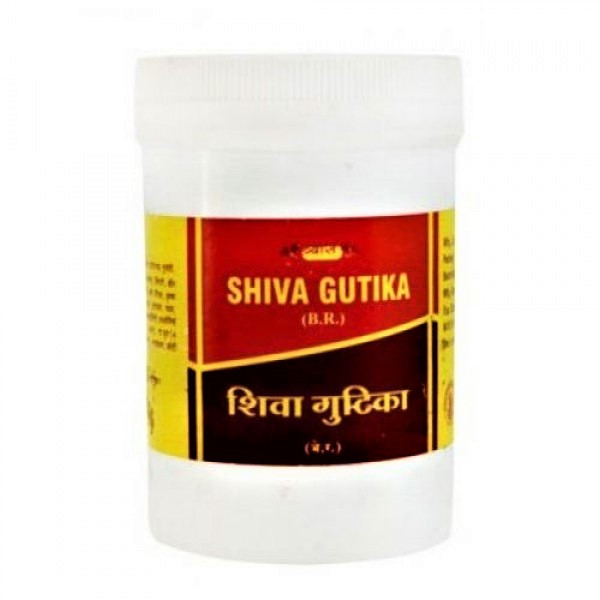 Шива Гутика. Shiva Gutika Vyas, 100 шт - комплексное оздоровление и омоложение - фото 1 - id-p177850738