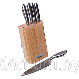 Набор кухонных ножей Kamille на подставке KM-5133