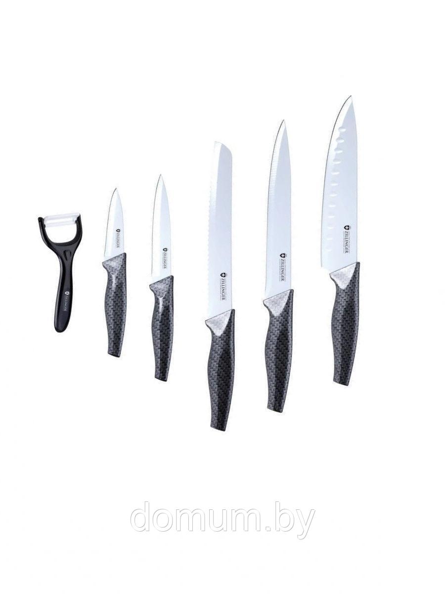 Набор ножей 6 предметов с антибактериальным покрытием ZILLINGER ZL-779 - фото 4 - id-p177858041