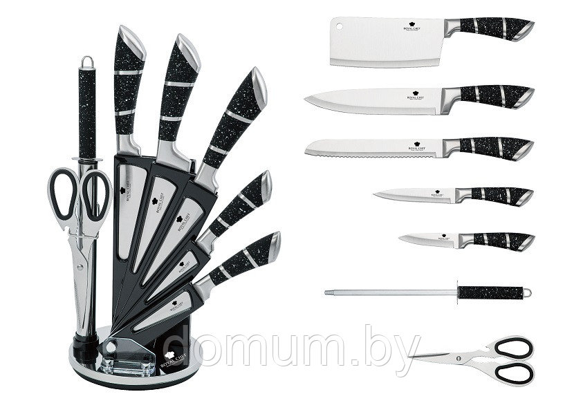 Набор кухонных ножей из 8 предметов Royal Chef RC-18007BR - фото 1 - id-p177858067