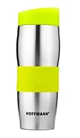 Термокружка Hoffmann 400мл (0.4л) желтая/красная/черная