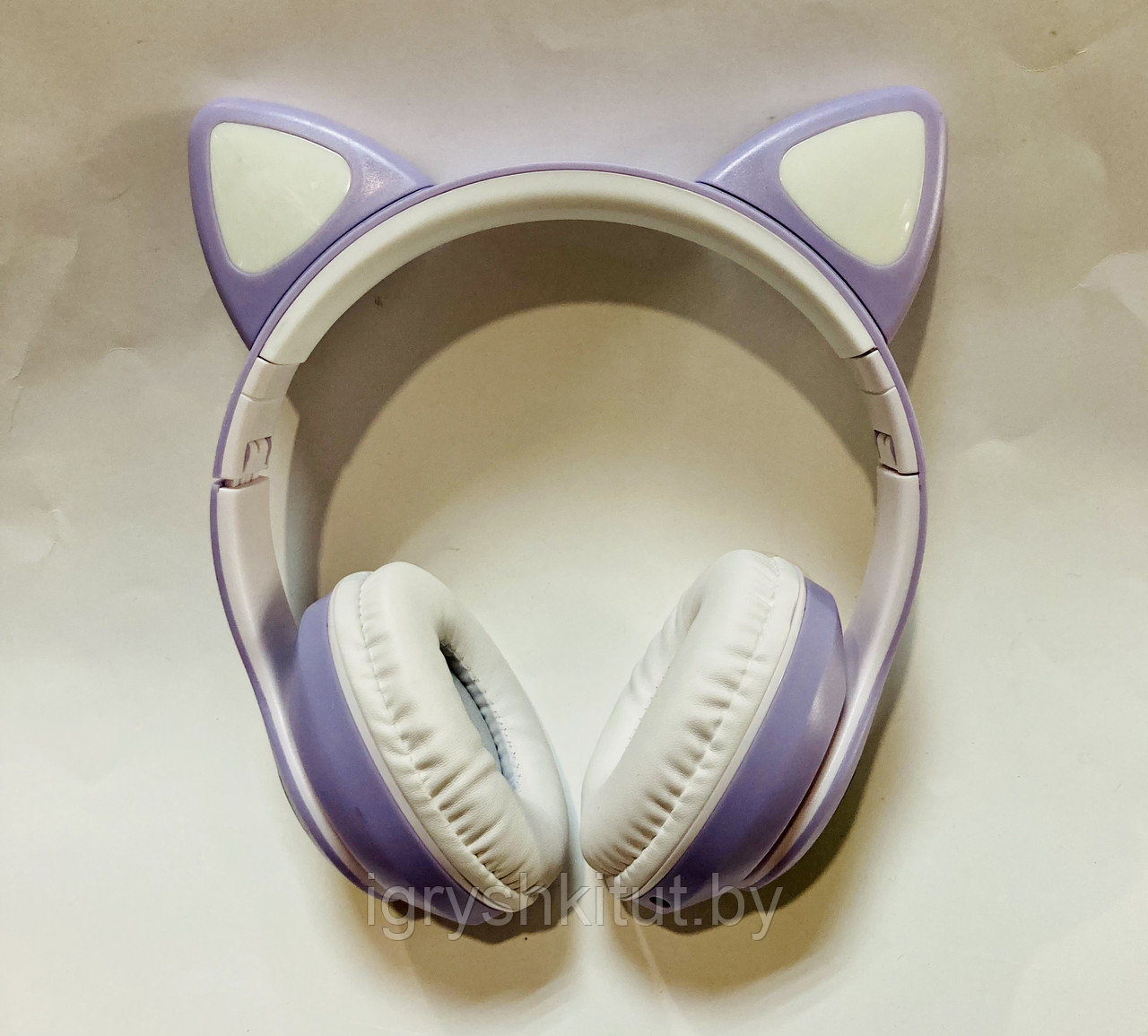 Наушники "Cat" беспроводные с ушками и подсветкой, 4 цвета, арт.STN-28 - фото 4 - id-p148541516