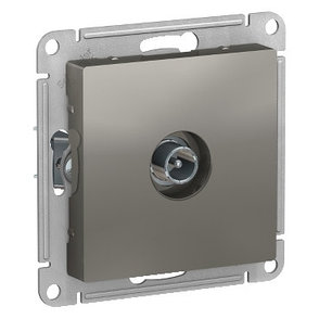 ATN000992 Atlasdesign TV розетка проходная 4DB, механизм, сталь, фото 2
