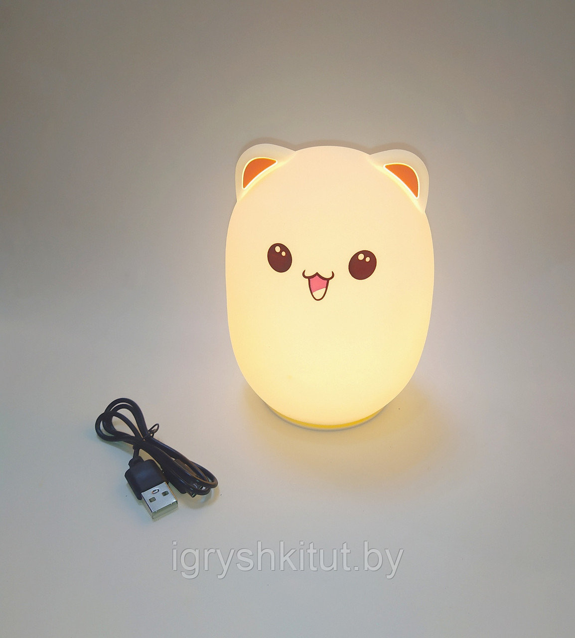 Силиконовый светильник-ночник "Котик" - фото 8 - id-p177862294