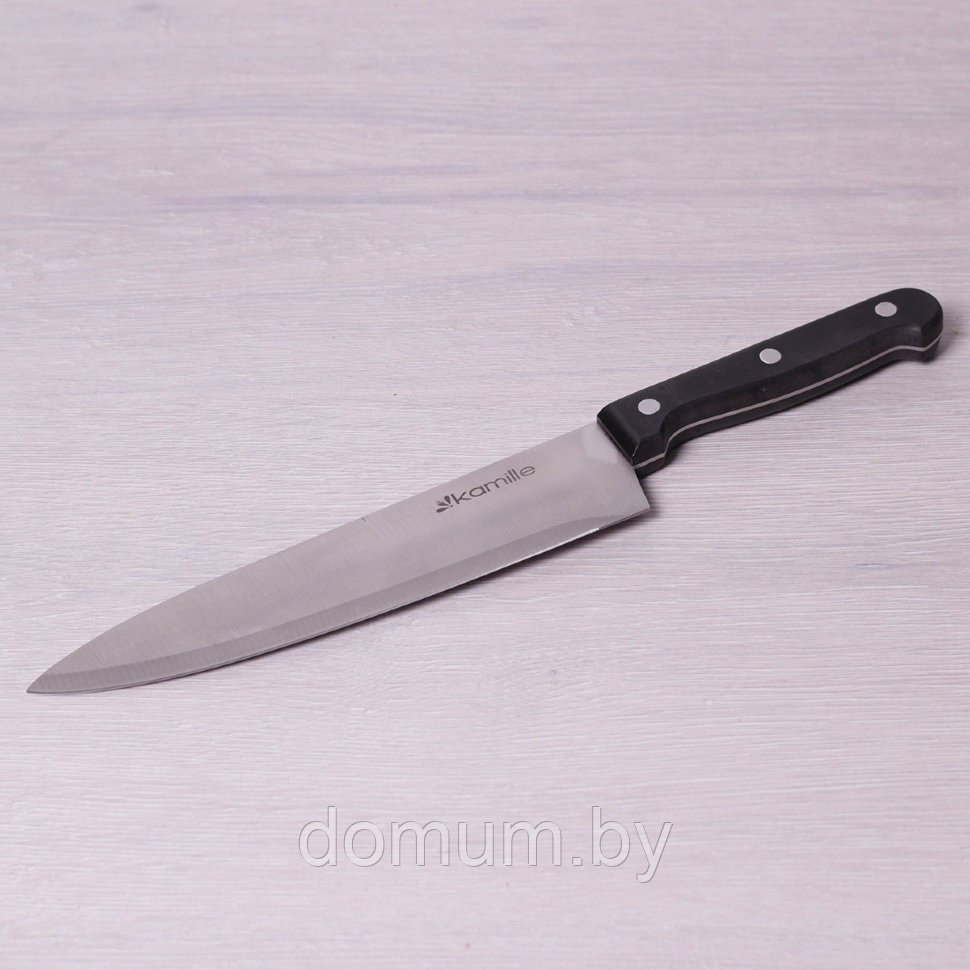 Нож Kamille «Шеф-повар» с бакелитовой ручкой KM 5108 - фото 1 - id-p177862428