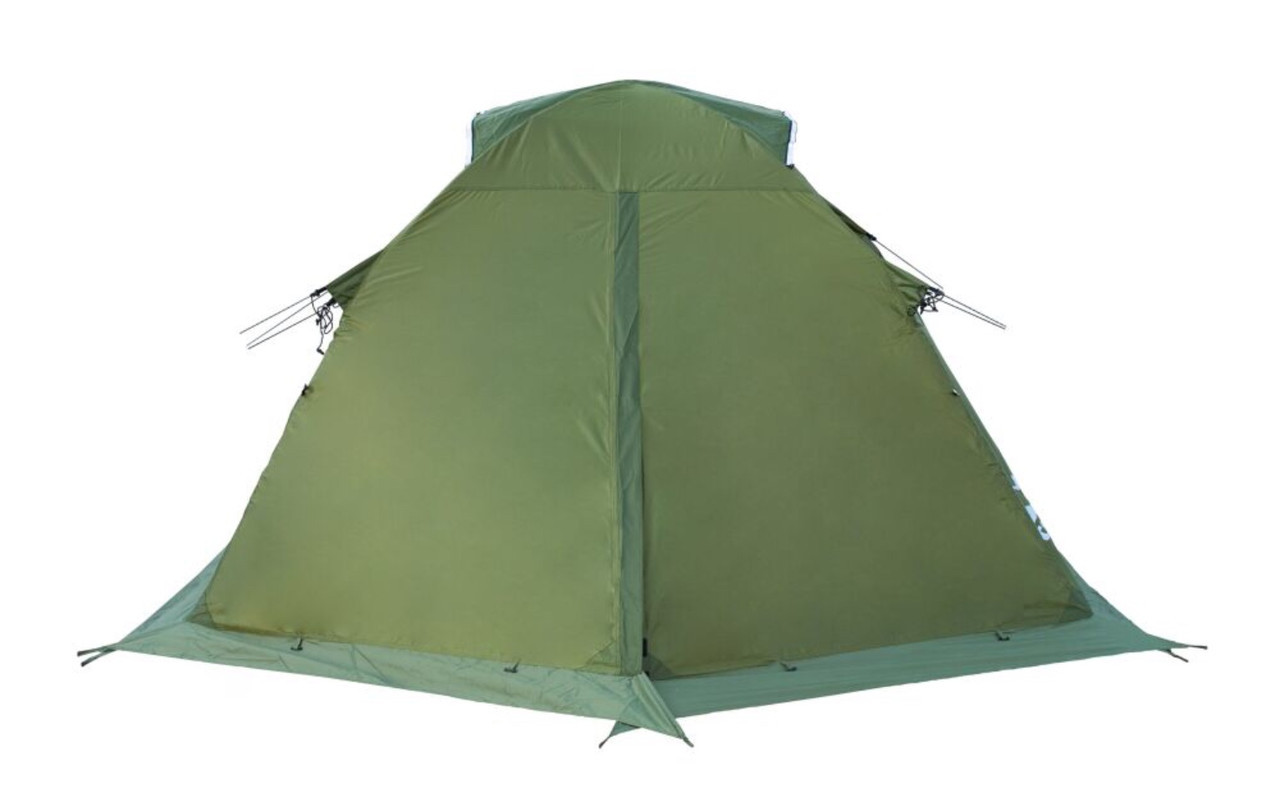 Палатка Экспедиционная Tramp Mountain 4-местная Green, арт. TRT-24g (410х220х130) - фото 4 - id-p175842218