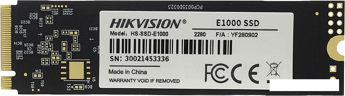 SSD Hikvision E1000 256GB HS-SSD-E1000-256G - фото 1 - id-p177351611