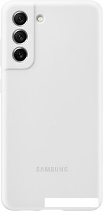 Чехол для телефона Samsung Silicone Cover S21 FE (белый)