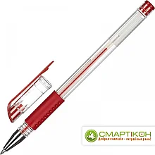 Ручка гелевая Attache Economy 0,5 мм красный стержень.