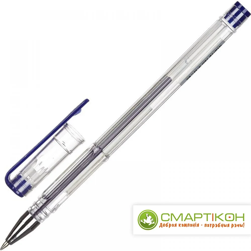 Ручка гелевая Attache 0,5 мм синий стержень. - фото 1 - id-p177847076