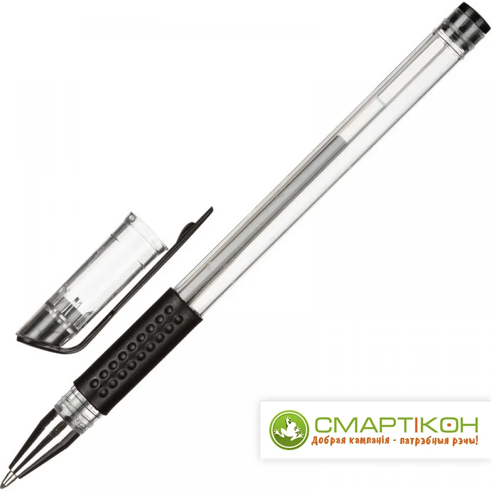 Ручка гелевая Attache Economy 0,5 мм черный стержень. - фото 1 - id-p177846888