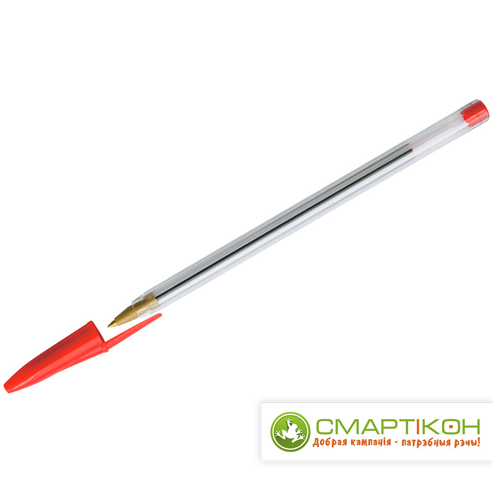 Ручка шариковая 0,7 мм красная 15931.