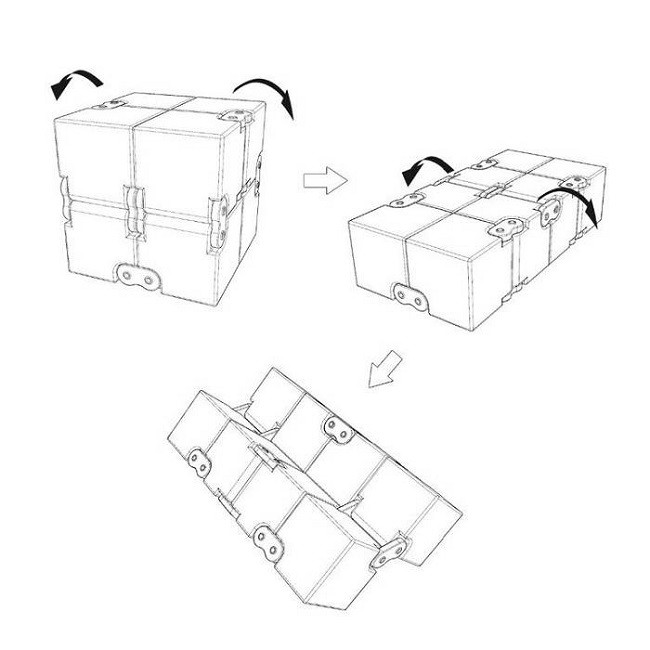 Кубик антистресс «Infinity Cube» микс - фото 3 - id-p162038861