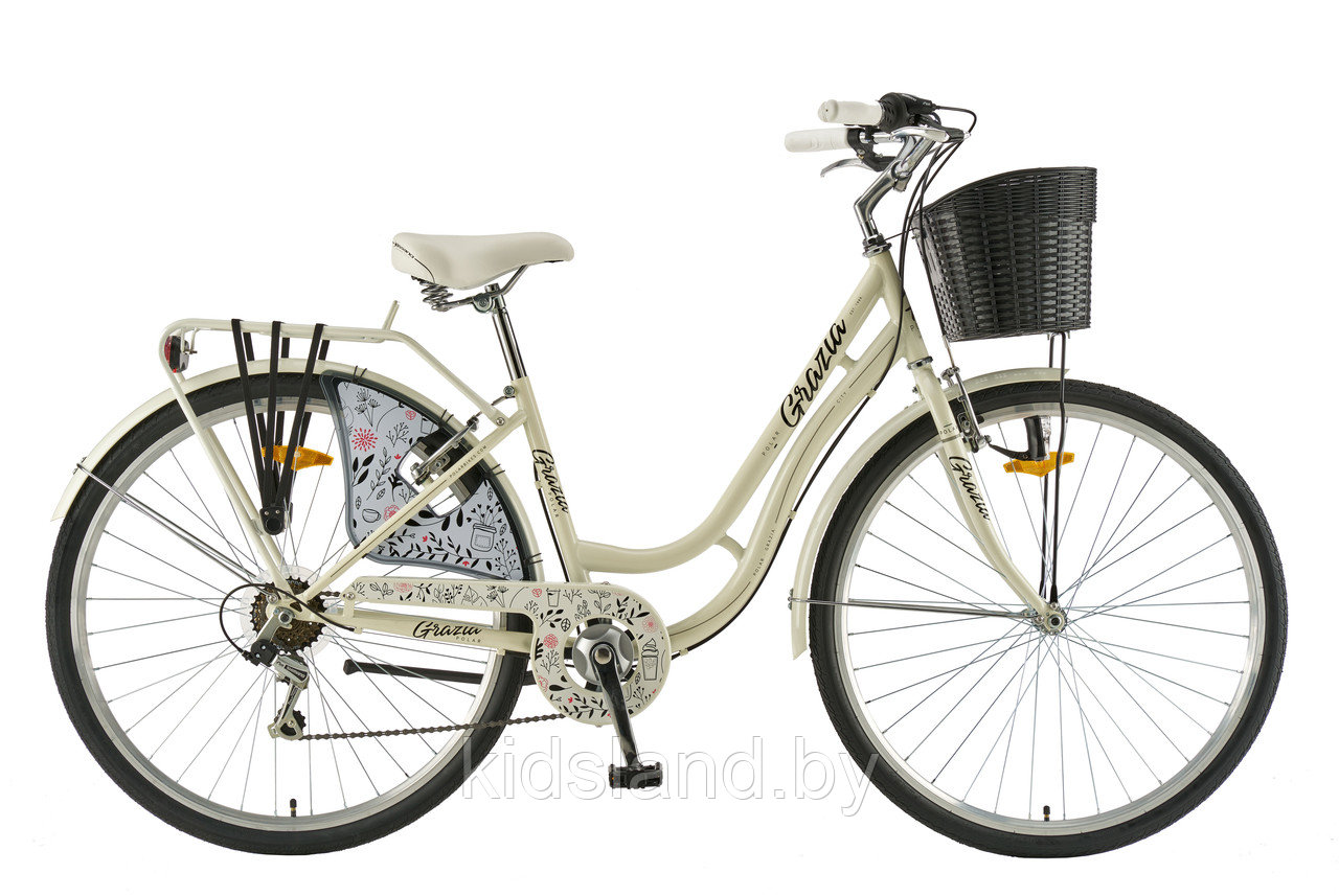 Велосипед Polar Grazia 28" 6-speed (белый)