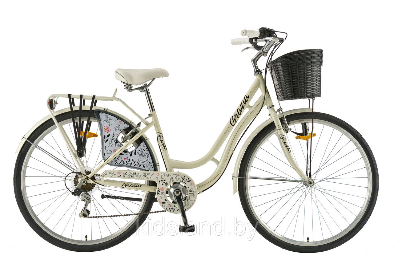 Велосипед Polar Grazia 28" 6-speed (коралловый леопард) - фото 3 - id-p177882211