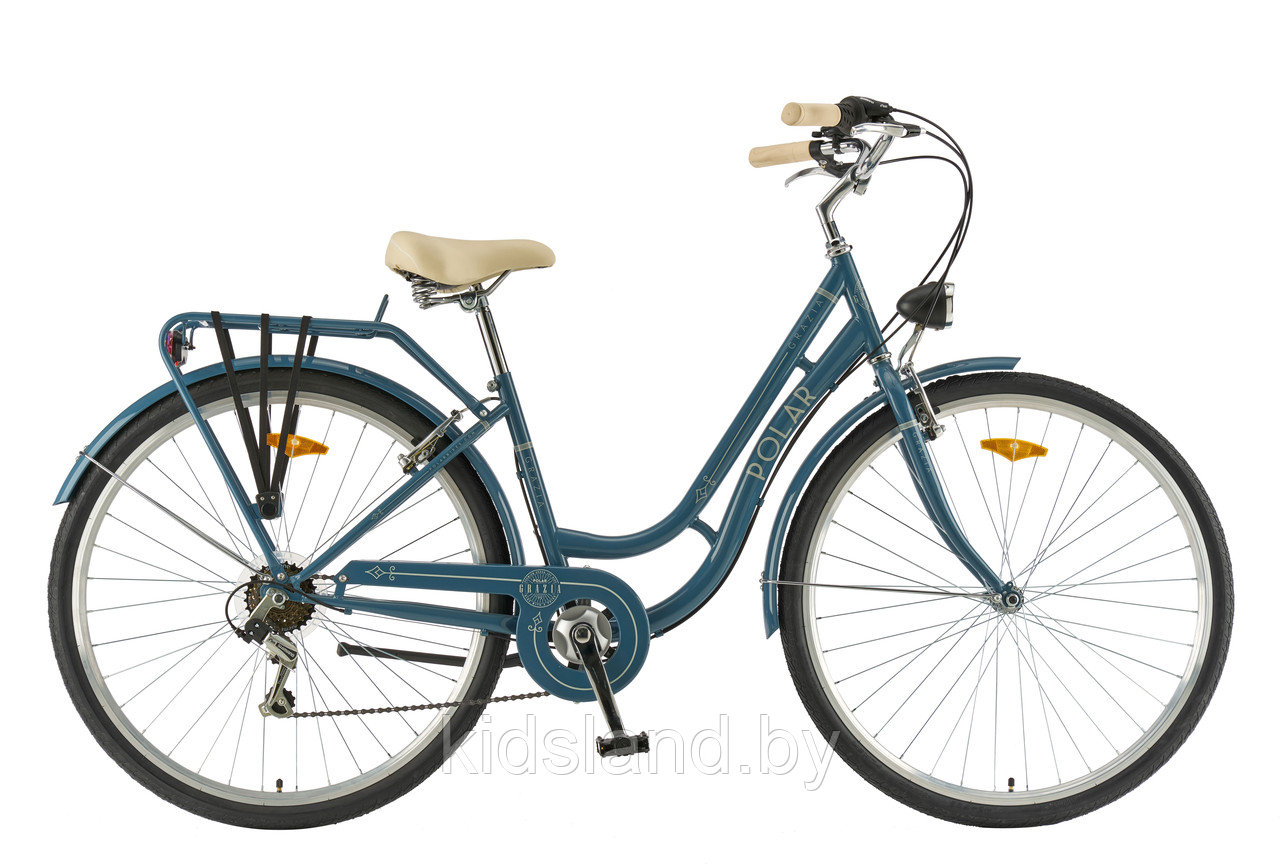 Велосипед Polar Grazia 28" 6-speed Retro (теплый серый) - фото 1 - id-p177884629