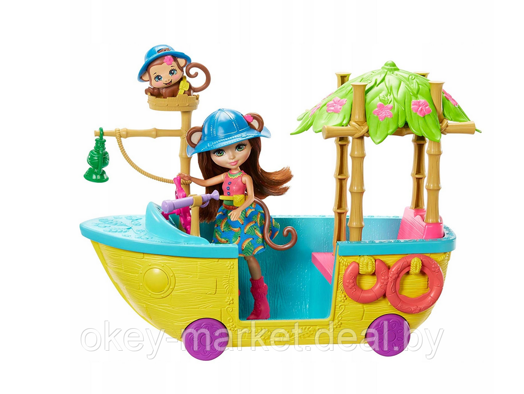 Игровой набор Mattel Enchantimals Джунгли-лодка GFN58 - фото 2 - id-p177885034