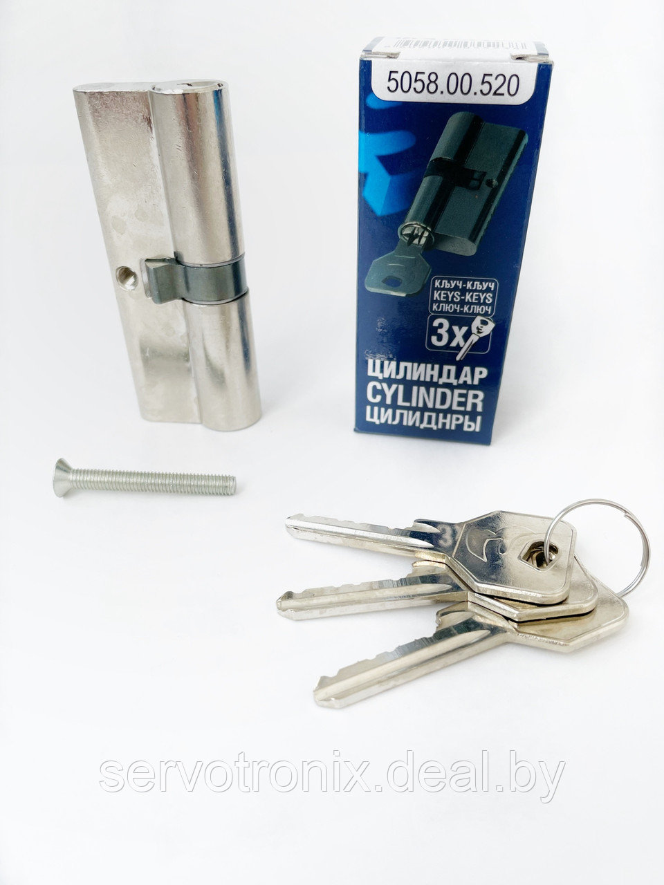 Евроцилиндр Stublina 80 (41х41) ключ/ключ - фото 2 - id-p177884685