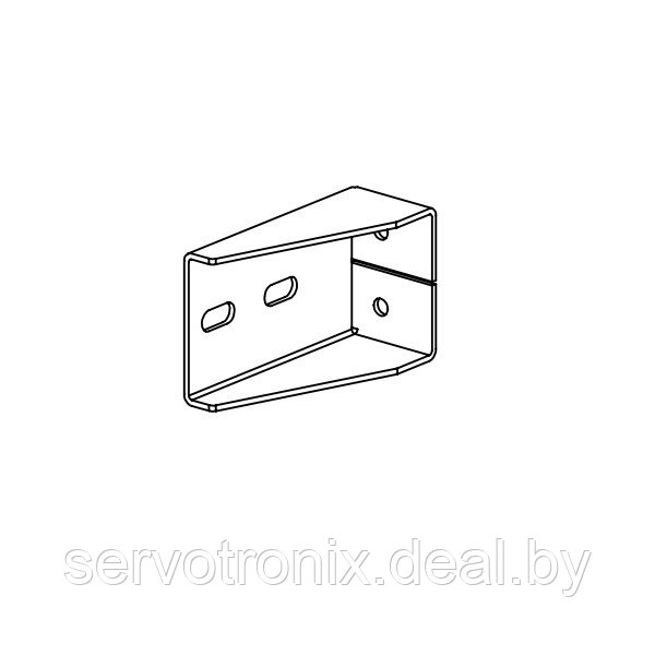 Кронштейн для верхнего/ нижнего улавливателя Alutech FLGU.400.0932 - фото 2 - id-p177884816