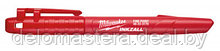 Маркер Milwaukee INKZALL красный тонкий для стройплощадки (1шт) 48223170