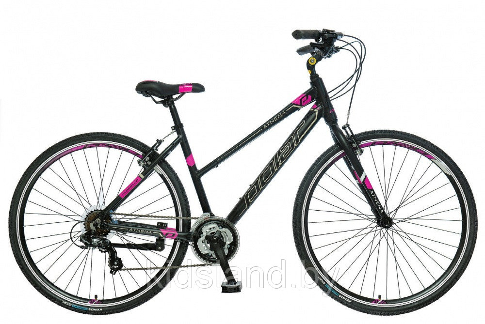 Велосипед Polar Athena 28" (черно-розовый) - фото 1 - id-p177885604