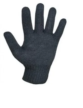 Перчатки трикотажные черные 7 класс, фото 2