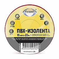 Изолента ПВХ 15мм*20м, красная AVIORA/200