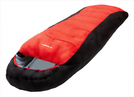 Спальный мешок ACAMPER HYGGE 2*200г/м2 (black-red) - фото 1 - id-p177895340