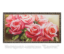 Гобеленовая картина "Букет роз" 65х123 см