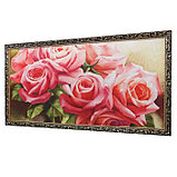 Гобеленовая картина "Букет роз" 65х123 см, фото 2