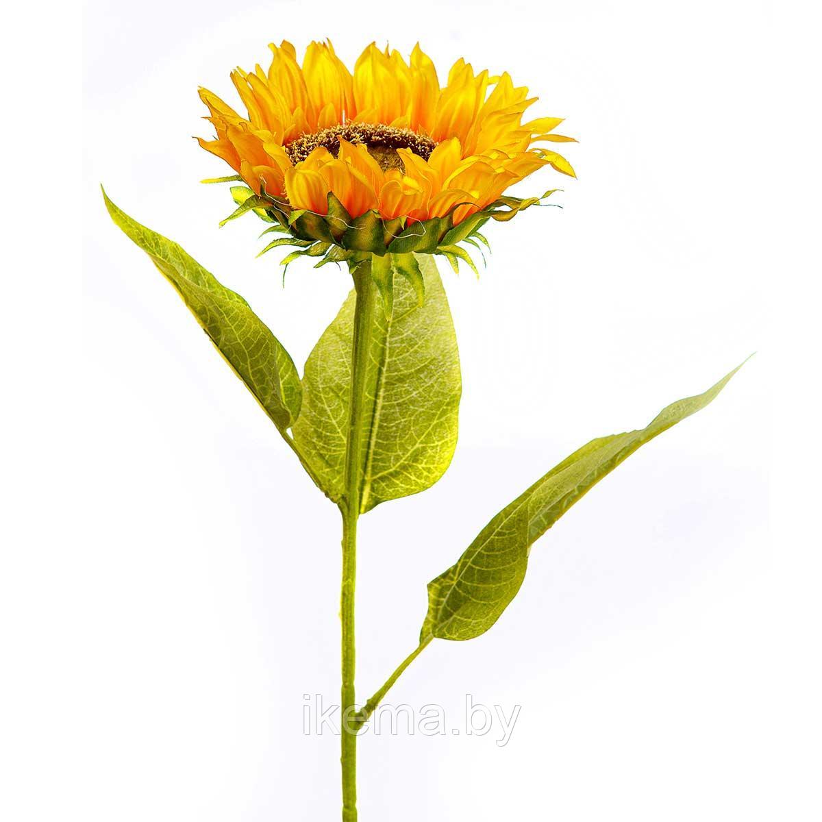 Цветок искусственный "Подсолнух" 75 см. (CQ-46) Оранжевый - фото 1 - id-p177901222