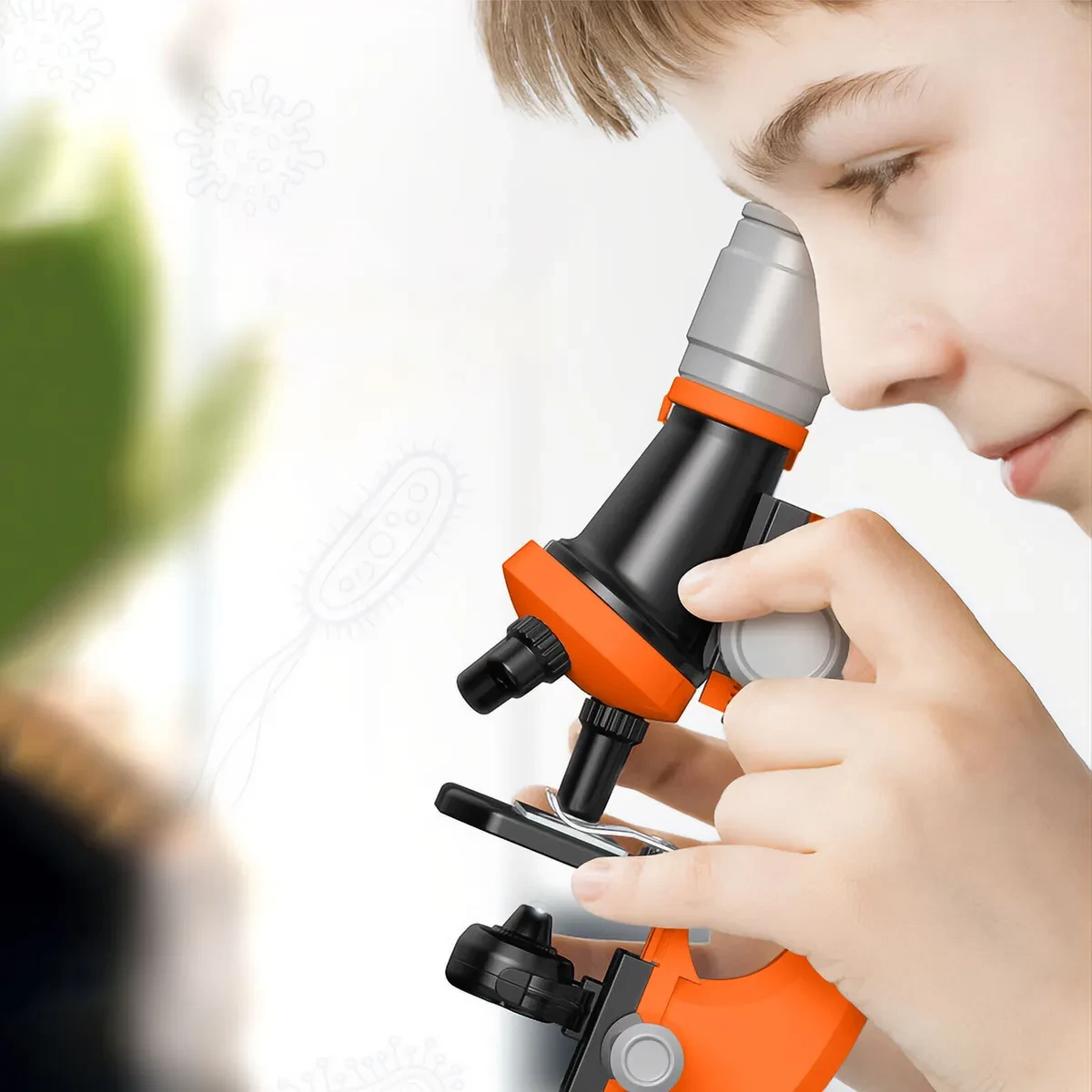 Детский набор "Юный биолог" Микроскоп Scientific Microscope с приборами для опыта - фото 9 - id-p177901240