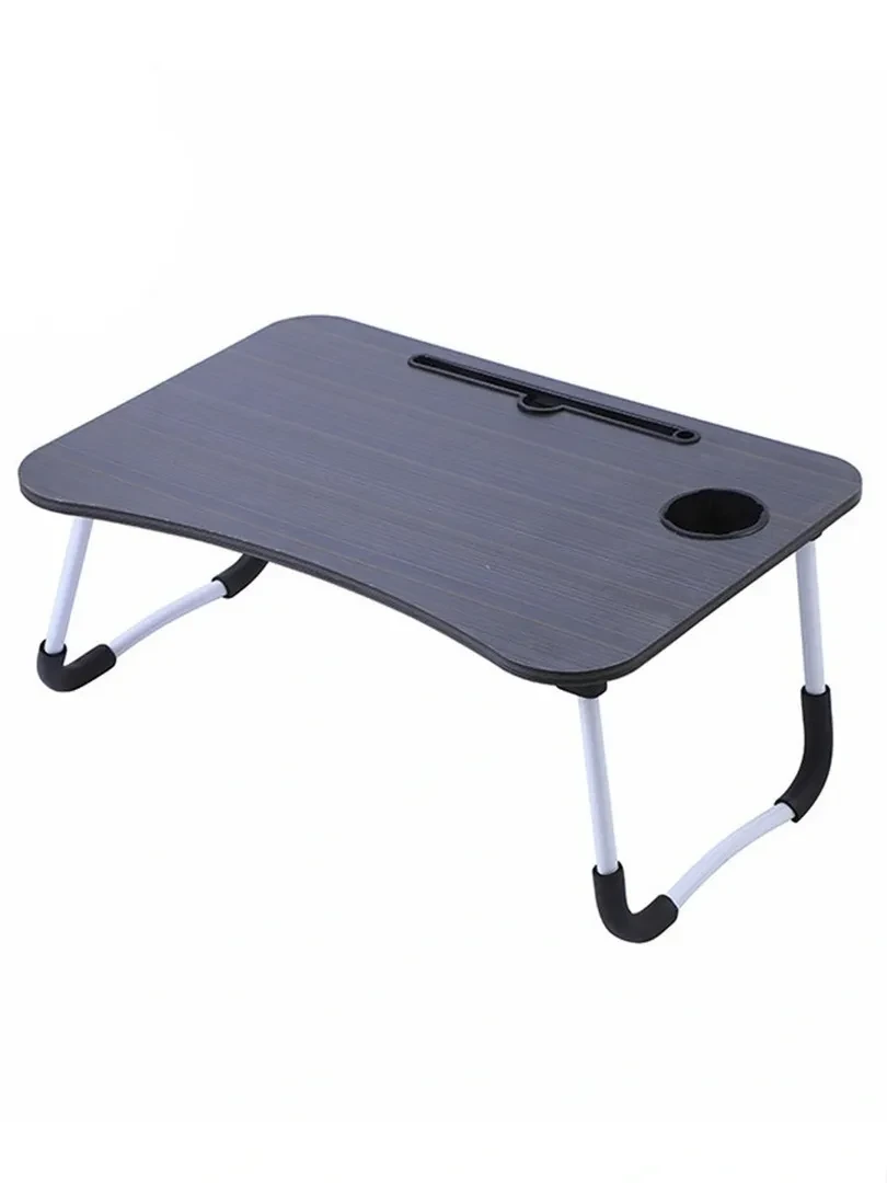 Складной стол (столешница) трансформер для ноутбука / планшета с подстаканником Folding Table, 59х40 см - фото 2 - id-p177901303