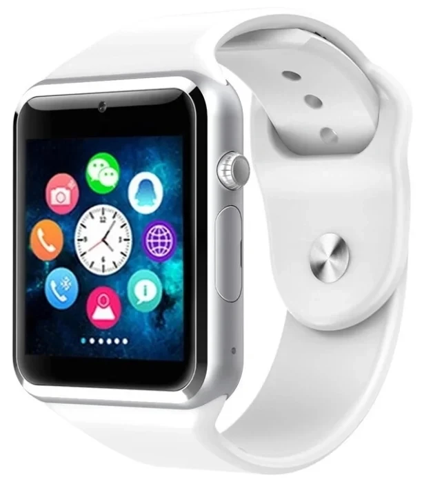 Умные часы Smart Watch A1. Цвет БЕЛЫЙ - фото 1 - id-p144729009