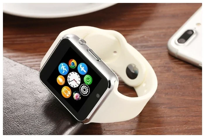 Умные часы Smart Watch A1. Цвет БЕЛЫЙ - фото 2 - id-p144729009