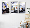 Модульная картина для интерьера размер 99x43 см Орхидея, фото 4