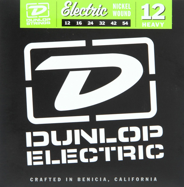 Dunlop DEN1254 Комплект струн для электрогитары, никелированные, Heavy, 12-54