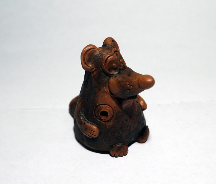 Керамика Щипановых SM11 Свистулька маленькая Мышь - фото 1 - id-p177902365